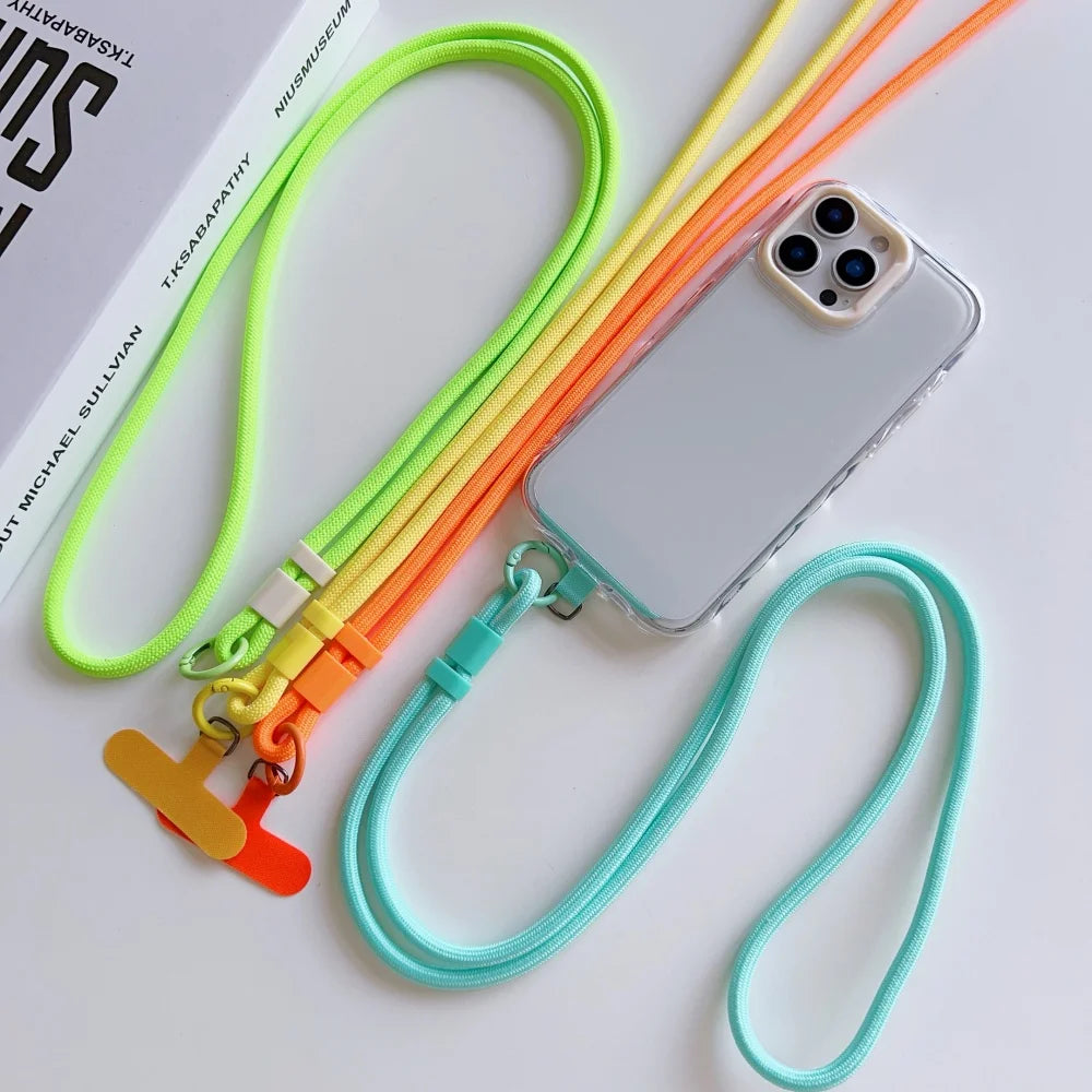 Lanière Ajustable Universelle pour Téléphone – Bandoulière Crossbody Colorée